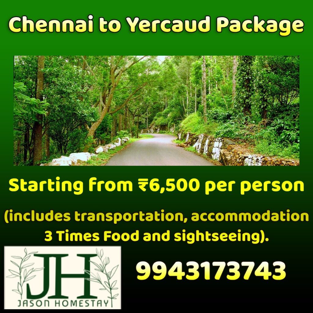 3-Days/2-Nights Chennai to Yercaud Package