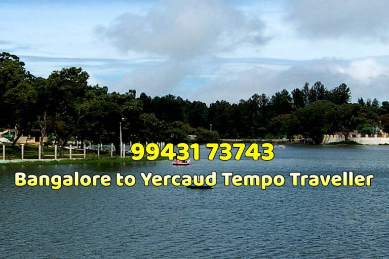 Bangalore to Yercaud Tempo Traveller