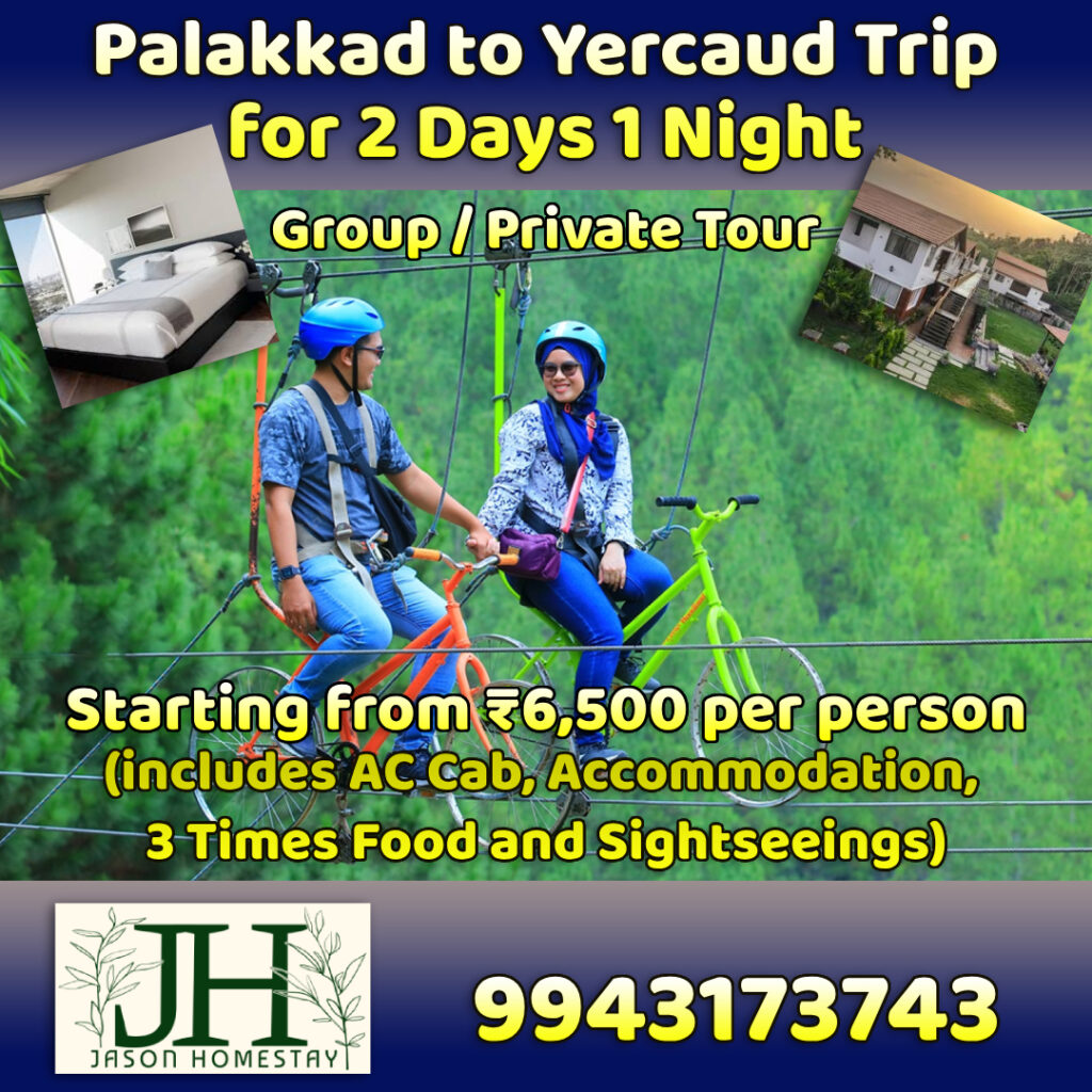 Palakkad to Yercaud Trip for 2 Days